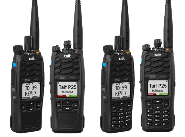 TAIT TP9800 P25 Multiband Portables
